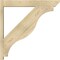 Ekena Millwork Funston Slat Rough Sawn Outlooker, Douglas Fir, 6"W x 38"D x 38"H OUT06X38X38FST06RDF - alternate 2